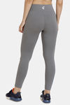 Zelocity Mid Rise High Quality Stretch Leggings - Grey Blue — thumbnail 3